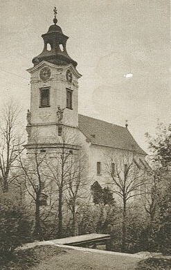 Tasovský kostel roku 1961